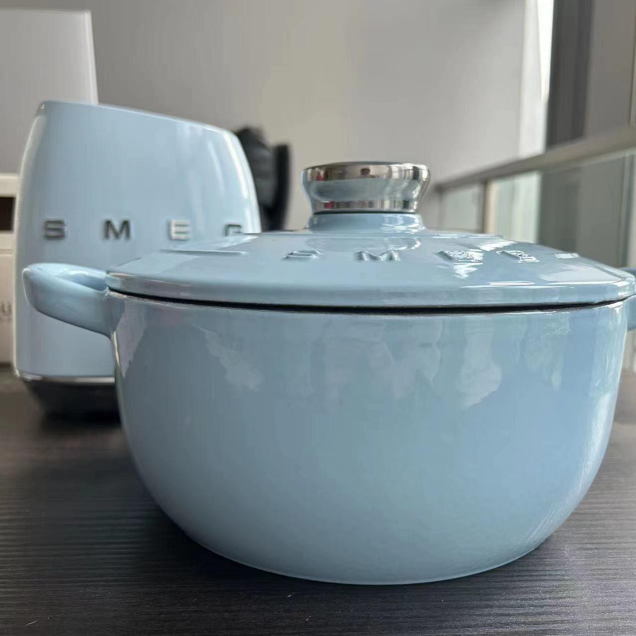 Smeg брэндийн ширмэн тогоо болон ган хутганы ком